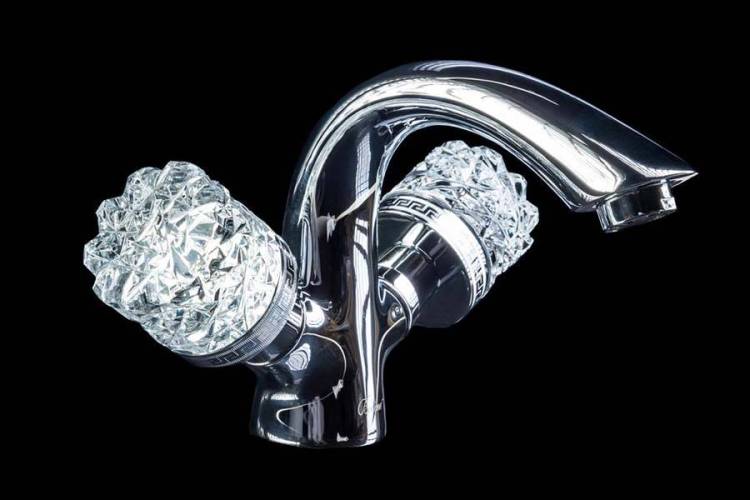 Смеситель для раковины Boheme Crystal 271-CRST хром