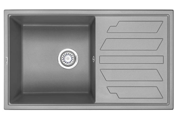 Мойка кухонная Granula GR-8002 алюминиум