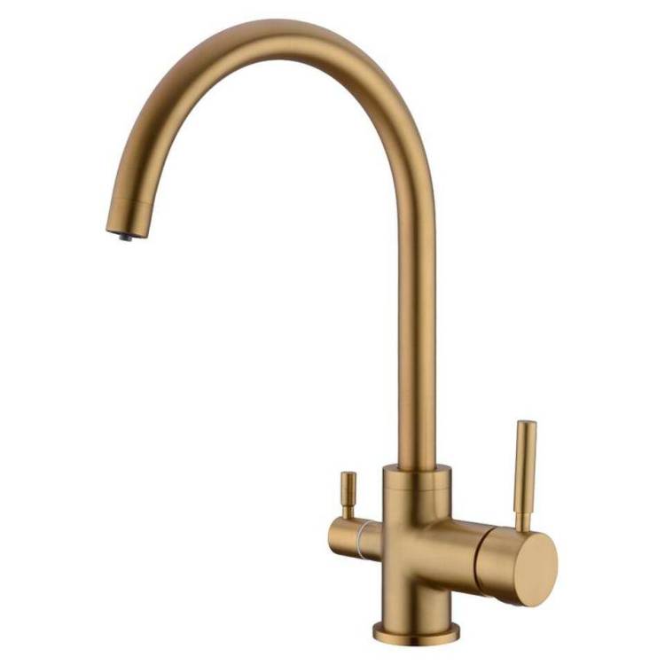 Смеситель для кухни EMAR PVD ECB - 3007 PVD Golden