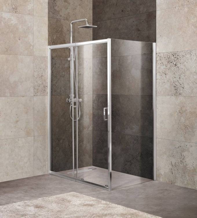 Душевой уголок BelBagno Unique AH-1-100/115-90-C-Cr