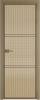 Межкомнатная дверь Profil Doors 3 AX цвет профиля Шампань, стекло безопасное 6 мм мору золото 700x2000