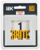 Рамка 1-постовая IEK Brite BR-M12-G-31-K01 белый матовый фото 6