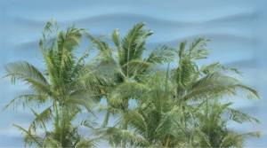 Панно Ceradim Skyline КПН16PalmA Palm Dec Panno A 25x45