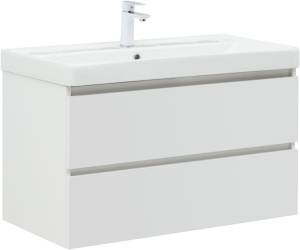 Тумба под раковину Aquanet Vega 90 316683 белый глянец