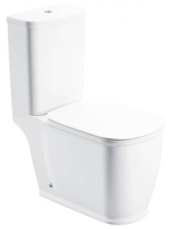 Унитаз-компакт BelBagno Prado BB10150CP/BB10150SC безободковый Белый