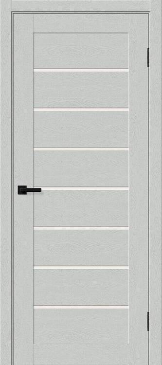 Межкомнатная дверь Bravo Браво-22 полотно Grey Silkwood, стекло Magic Fog 800x2000
