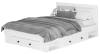 Кровать с основанием и ящиками БТС МЕБЕЛЬ Софт 00-00286688 Белый 140x200