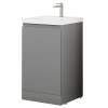 Тумба с раковиной Style Line Батлер Plus серый, раковина белая