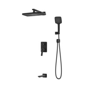 Душевой комплект Iddis Parker PARBL03i68 черный матовый