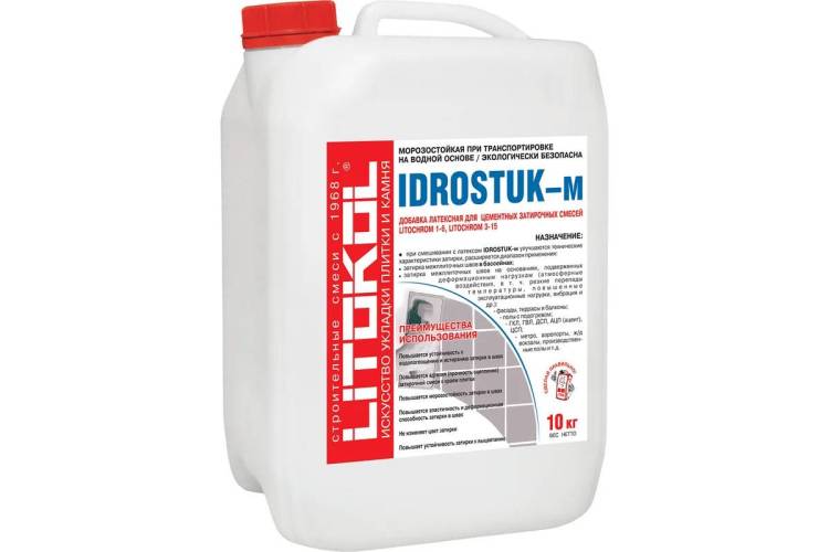 Латексная добавка Litokol Idrostuk-М Белый 10 кг