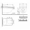 Унитаз подвесной TOTO Neorest WX 1 смыв  tornado, Cefiontect, Rimless, белый фото 4