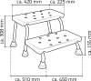 Ступени для ванны Ridder А0102001 фото 3