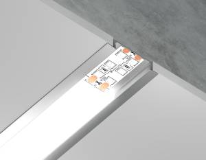 Алюминиевый встраиваемый профиль  Ambrella light Illumination GP1100AL