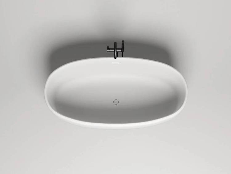 Ванна из искусственного камня Salini Luce 170x75 матовая