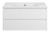 Тумба с раковиной Brevita Рива УТ000026199 белая, 100 см фото 2