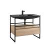 Тумба с раковиной Armadi Art Loft 100 light wood, напольная