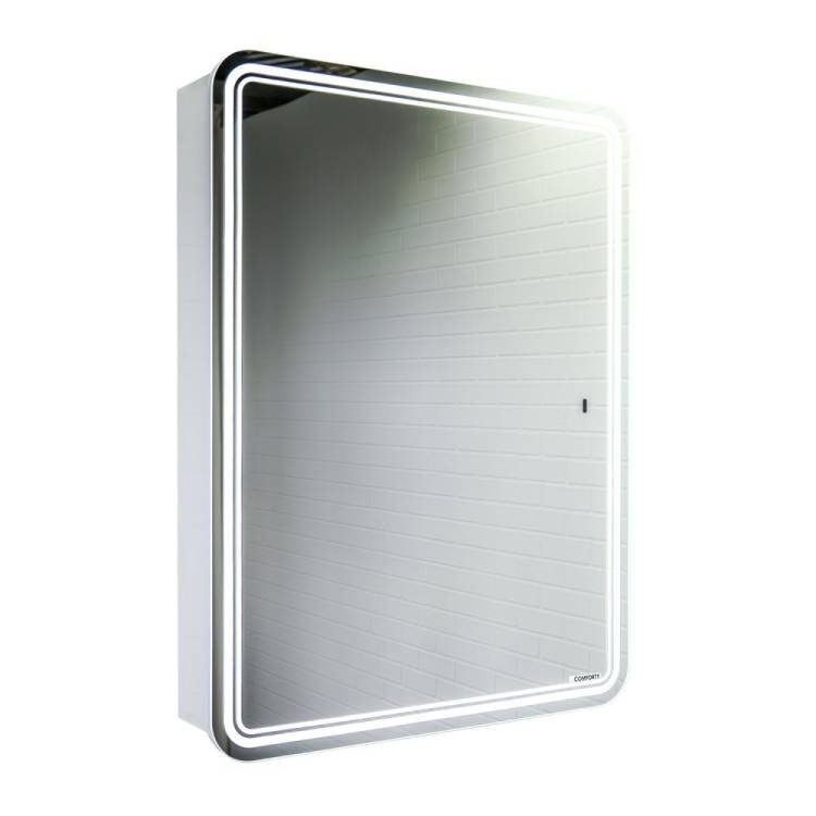 Зеркало-шкаф Comforty Нео-60 00-00017831 подсветка, бесконтактный сенсор, белый