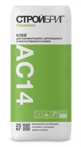 Плиточный клей Стройбриг Гранификс АС14, 25кг