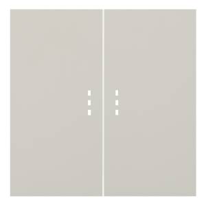 Клавиши для двухклавишного перекрестного выключателя с подсветкой Rikett 35615 LN лен