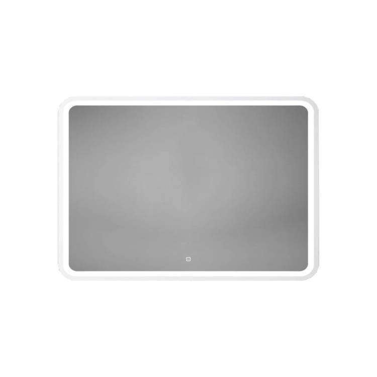 Зеркало Art&Max Genova AM-Gen-1000-800-DS-F-White с подсветкой, 80x100