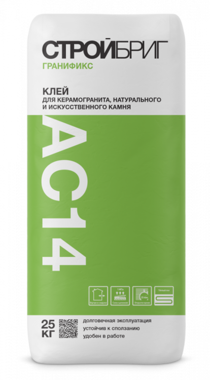 Плиточный клей Стройбриг Гранификс АС14, 25кг