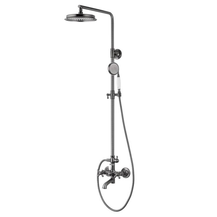 Душевая стойка Wonzon & Woghand WW-88739020-BGM темный графит