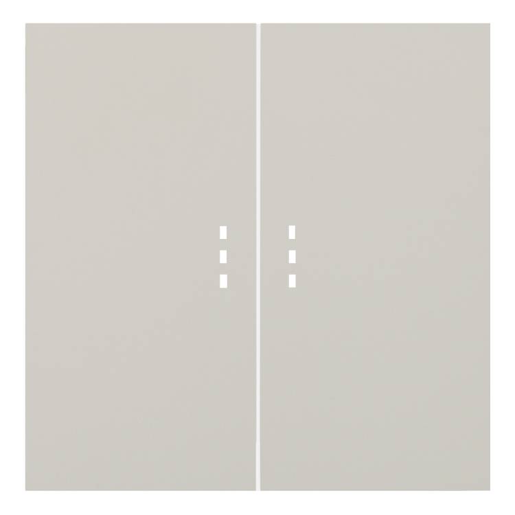 Клавиши для двухклавишного перекрестного выключателя с подсветкой Rikett 35615 LN лен