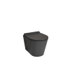 Комплект Tece TC414101480 Инсталляция для унитаза Tece + Унитаз подвесной beWash Aldo безободковый, с сиденьем микролифт, черный матовый фото 4