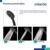 Смеситель для ванны Milardo Azure AZUBL00M02 черный фото 5