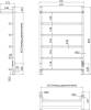 Полотенцесушитель электрический Indigo Roof Lux LCRLE80-40PBRRt черный муар фото 4