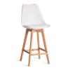 Стул барный Tetchair Tulip Bar (mod. C1014H-1) 21243 White (Белый) 70029/ натуральный 42x47.5x104