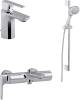 Душевой комплект Jacob Delafon Aleo E72312-CP + E72319-CP + E32907-CP