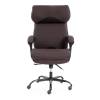 Кресло компьютерное Tetchair Chief metalBL 25018 коричневый, кожзам, ткань фото 6