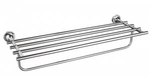 Полотенцедержатель Wonzon & Woghand WW-6581 с полкой, хром