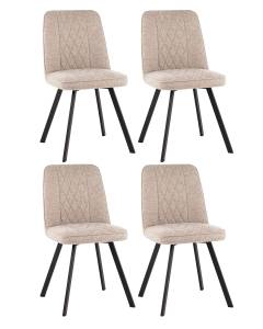 Набор из 4 стульев Stool Group Grein OS-2452-4 Bregocv-31 DUAL X4 бежевый