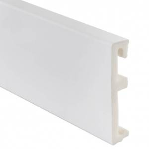 Плинтус Salag Alpha AP81U1 Bialy (Белый) 2400x80x16