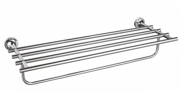 Полотенцедержатель Wonzon & Woghand WW-6581 с полкой, хром