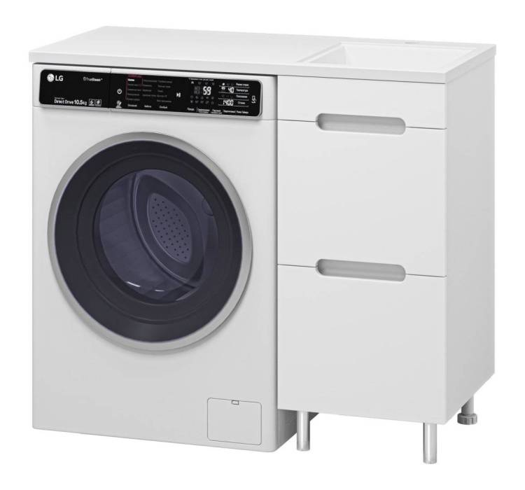 Тумба с раковиной Misty Байкал Э-Бай06040-022Я