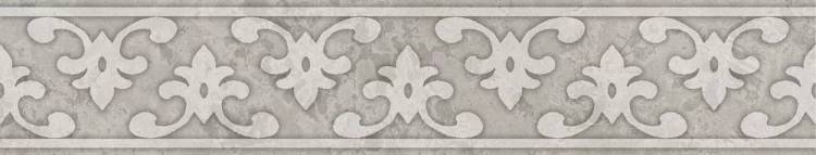 Бордюр Kerama Marazzi Ферони OS/A295/8349 серый светлый матовый 30x5.7