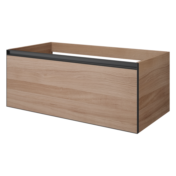 Тумба под раковину Armadi Art Quatro 1 790-M1-100-W-A willow, профиль anthracite
