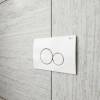 Кнопка смыва Point Виктория PN44061WC белая, хром фото 2