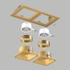 Встраиваемый светильник Lightstar Domino Quadro D5230303GMOD фото 2