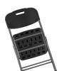 Стул складной Stool Group Кейт D25-BL black черный, банкетный фото 8