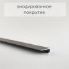 Микроплинтус ФЕСО 53-68-56 Анодированный Черный с пружинами 2500 мм фото 8