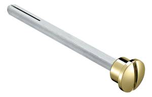 Квадрат Morelli LUX-SPINDLE-WC 110 OTL золото, с кнопкой