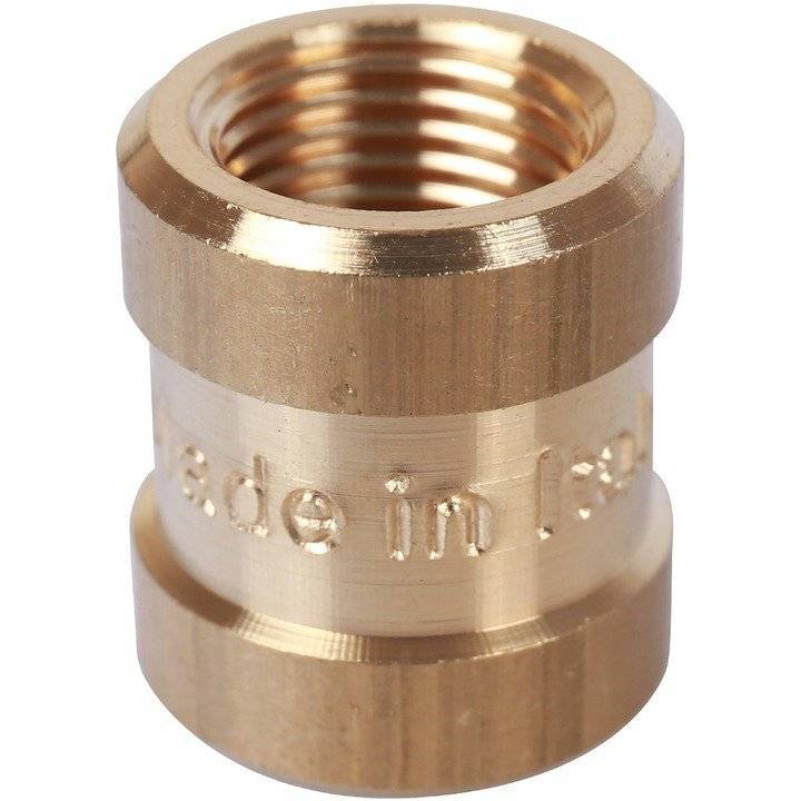 Муфта Stout равнопроходная, из латуни, внутренняя резьба 1/8