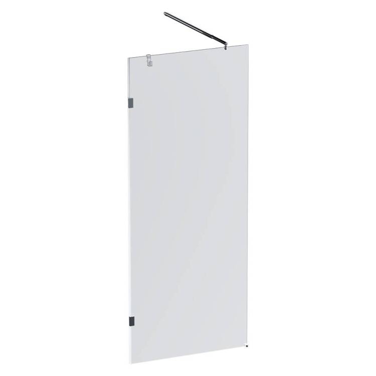 Душевая перегородка Am.Pm X-Joy W94UWI-80-F1-MTE профиль хром матовый, стекло прозрачное, 80x195