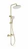 Душевая стойка Wonzon & Woghand WW-B3013-T1-BG с термостатом, золото