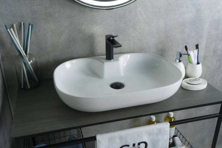 Раковина Gid Lago N9446b 51156 белая, 61x42x12.5
