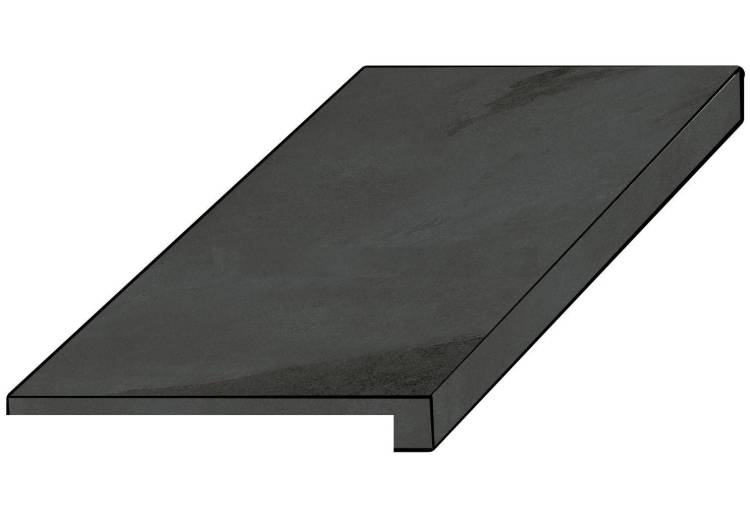 Ступень ColiseumGres Ардезия 620070002377 Блэк Фронтальная 33x120